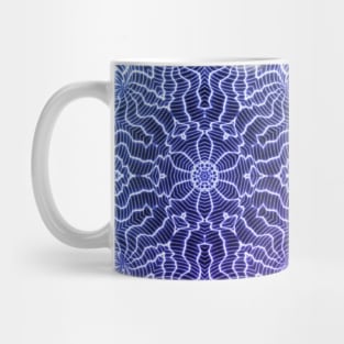 Ombre Laser Mandala Floral Flower Mug